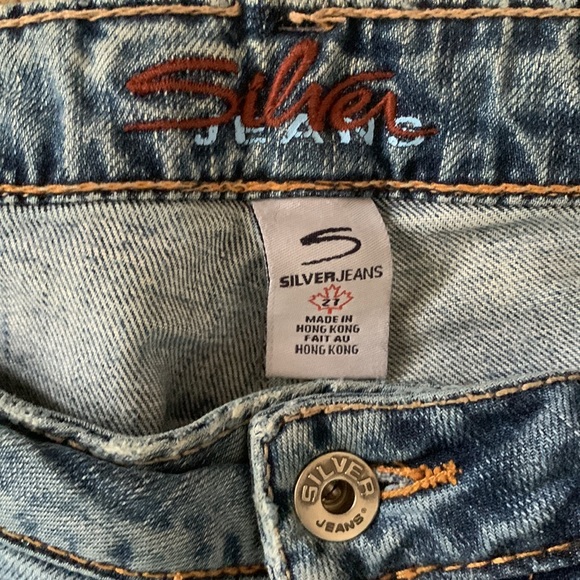 Silver Flare Jeans- size 27/33 - Picture 3 of 6